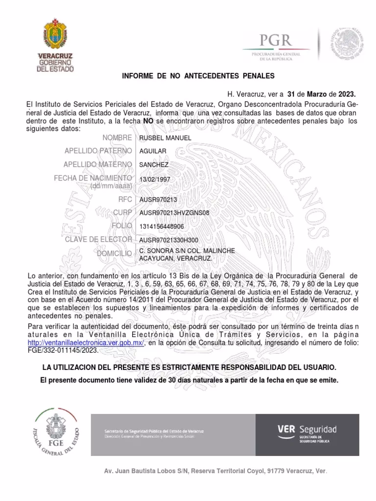 ¿Cómo descargar en PDF los Antecedentes Penales?