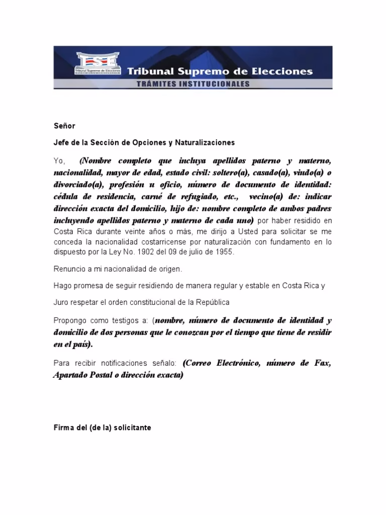 ¿Cómo obtener la naturalización en Costa Rica?