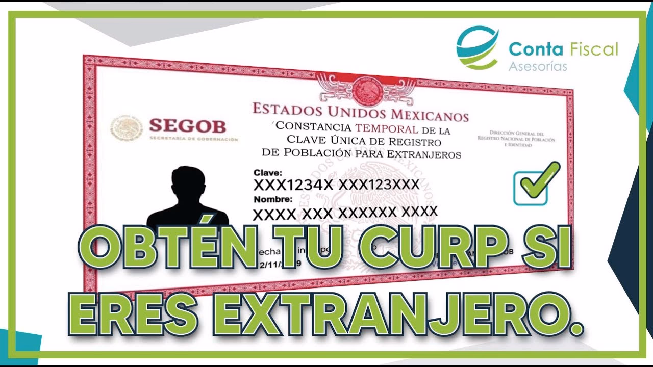 ¿Cuál es el CURP genérico para extranjeros?