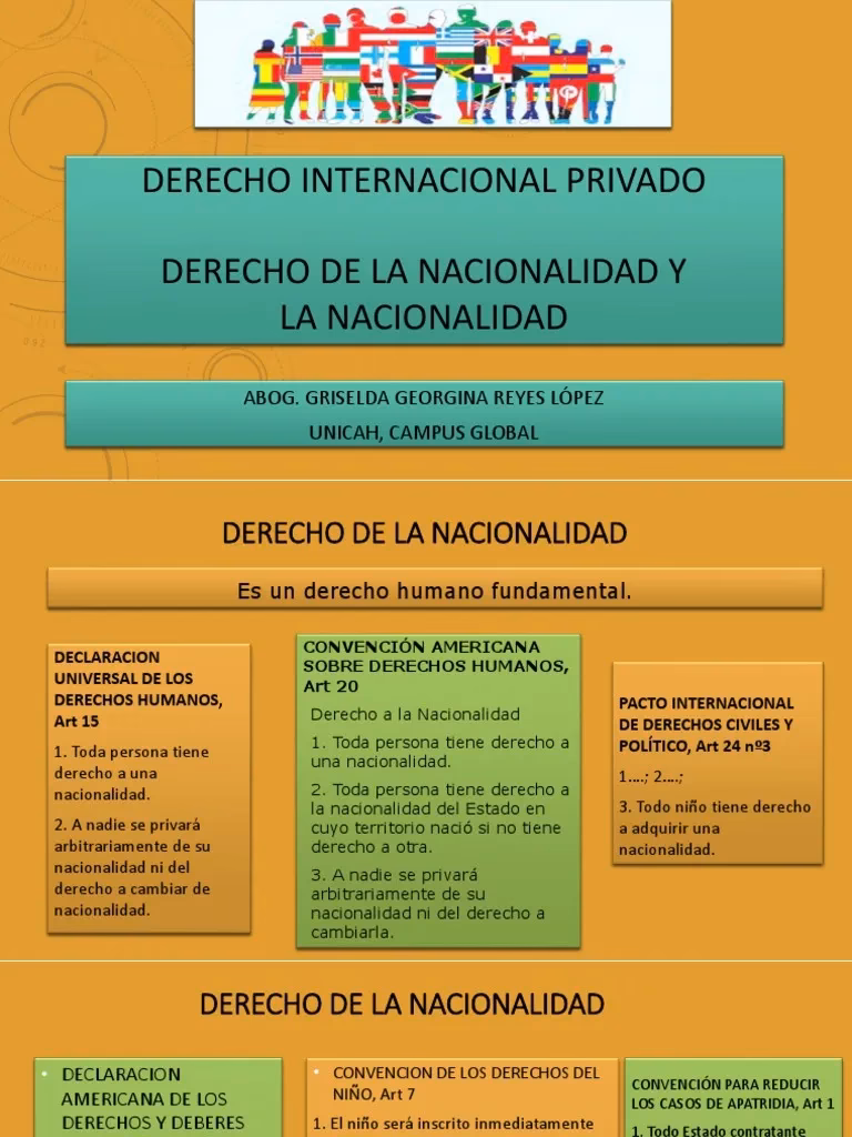 ¿Cuál es la importancia de la nacionalidad en Derecho Internacional Privado?