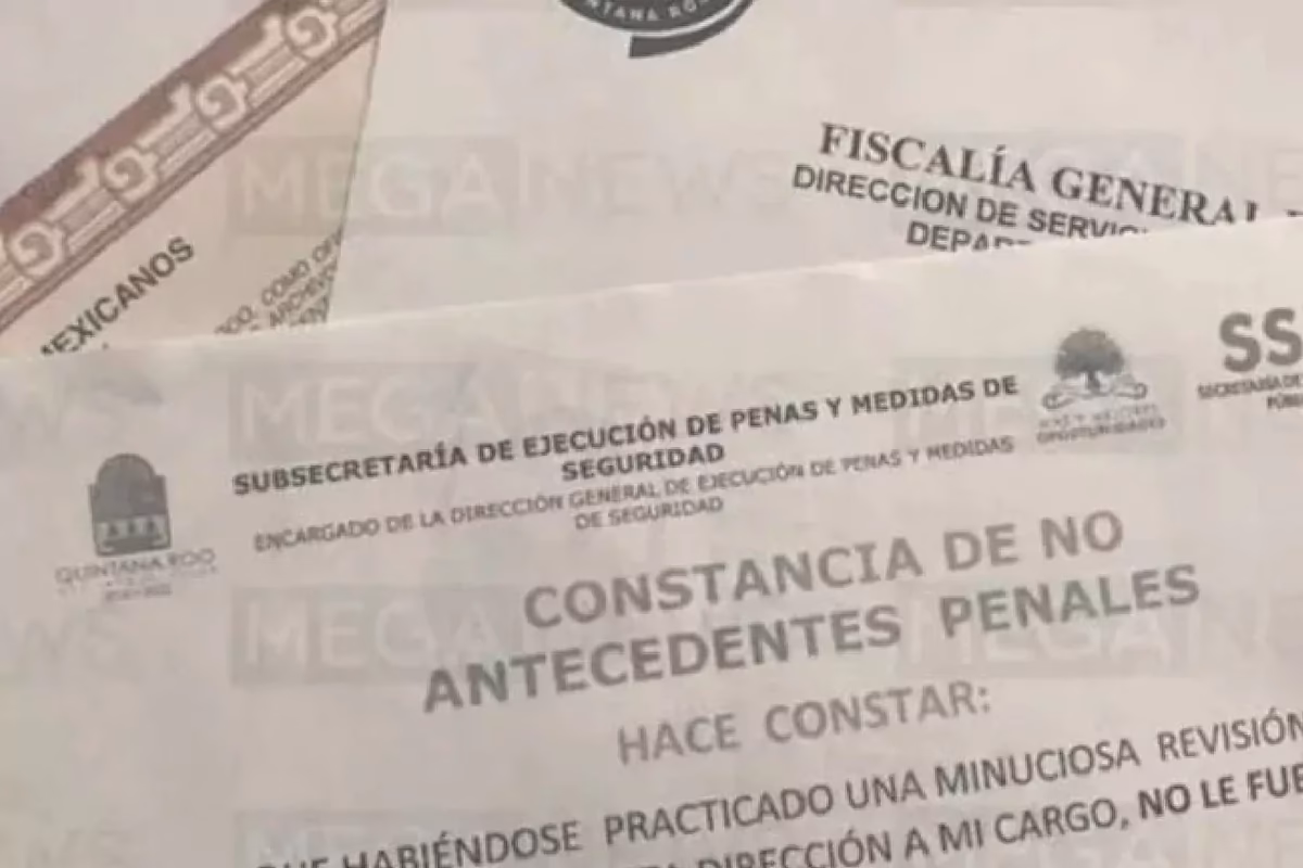 ¿Cuánto cuesta la carta de no antecedentes penales en Sinaloa?