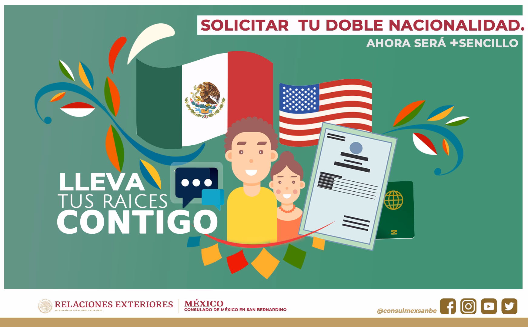 ¿Cómo registro a mi hijo que nació en Estados Unidos en México?