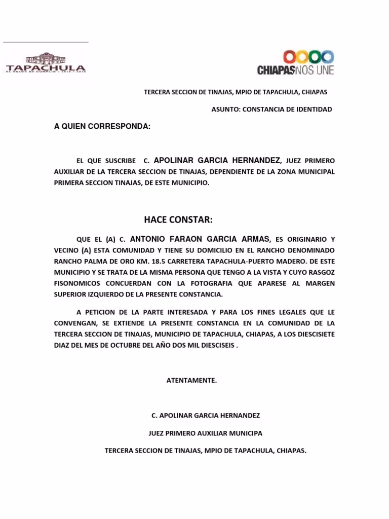 ¿Cuánto cuesta la carta de identidad mexicana?
