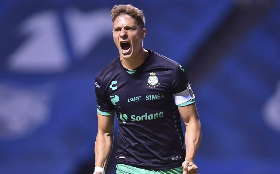 ¿Cuántos goles lleva Julio Furch en el Santos de Brasil?