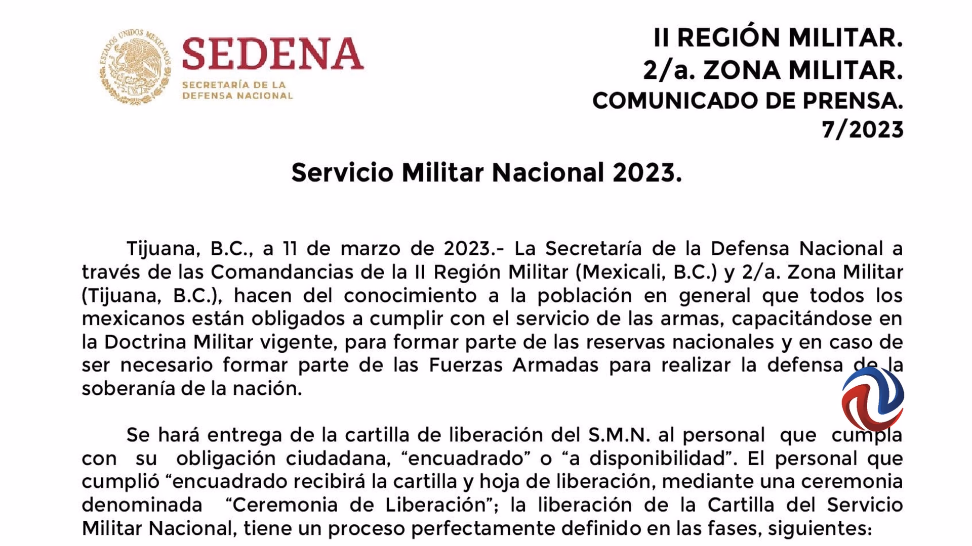 ¿Es obligatorio el servicio militar en México?