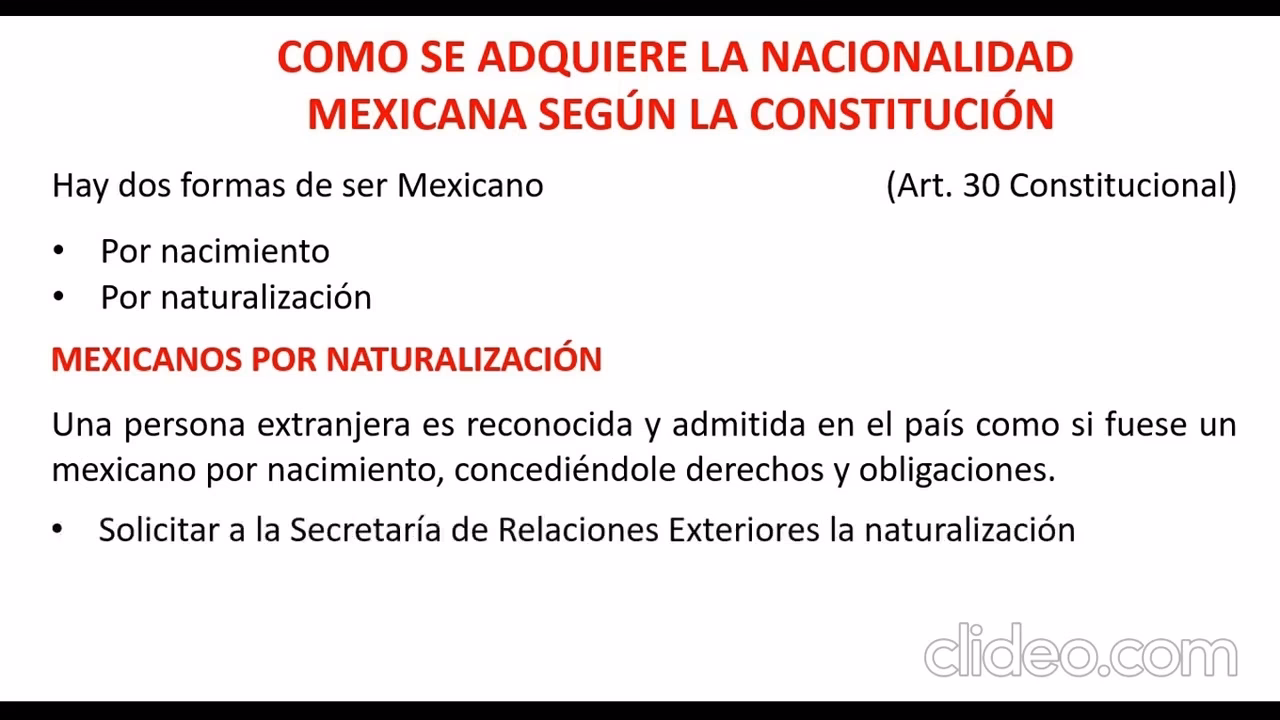 ¿Cómo puedo recuperar mi nacionalidad mexicana?
